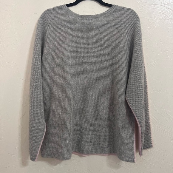NWT Johnny Was Calme Cashmere color block sweater size XL - Picture 8 of 8